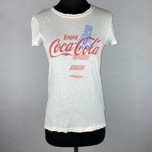 Coca-Cola Doe Mighty Fine Jrs M July 4th USA Tee
